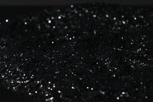Obsidian Black Medium Cut Ecoglitter